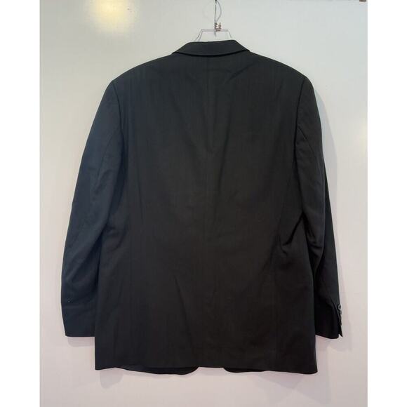 Joseph & Feiss Navy Blue Sport Coat Wool Blazer Sports Suit Jacket Mens 44L (BS) - Picture 3 of 7